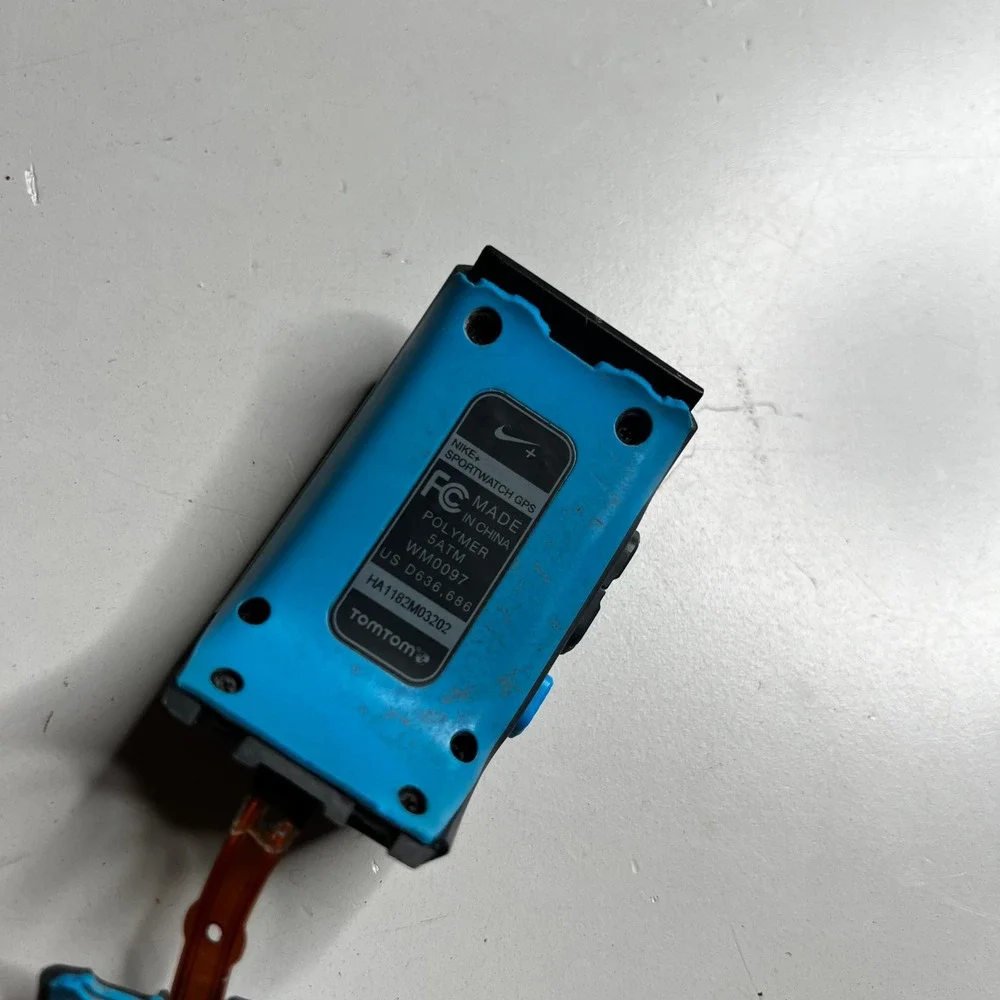 Nike+ SportWatch GPS TomTom Black Blue WM0097 For‎ Parts Repair